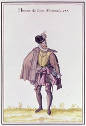 Cortesano alemán, 1577